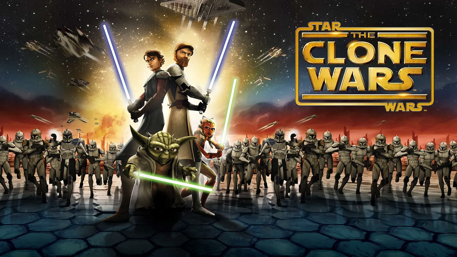 Star Wars: The Clone Wars Movie Poster - 27x40 Inches, Unframed Reproduction Print, Multicolor 7 thumbnail image