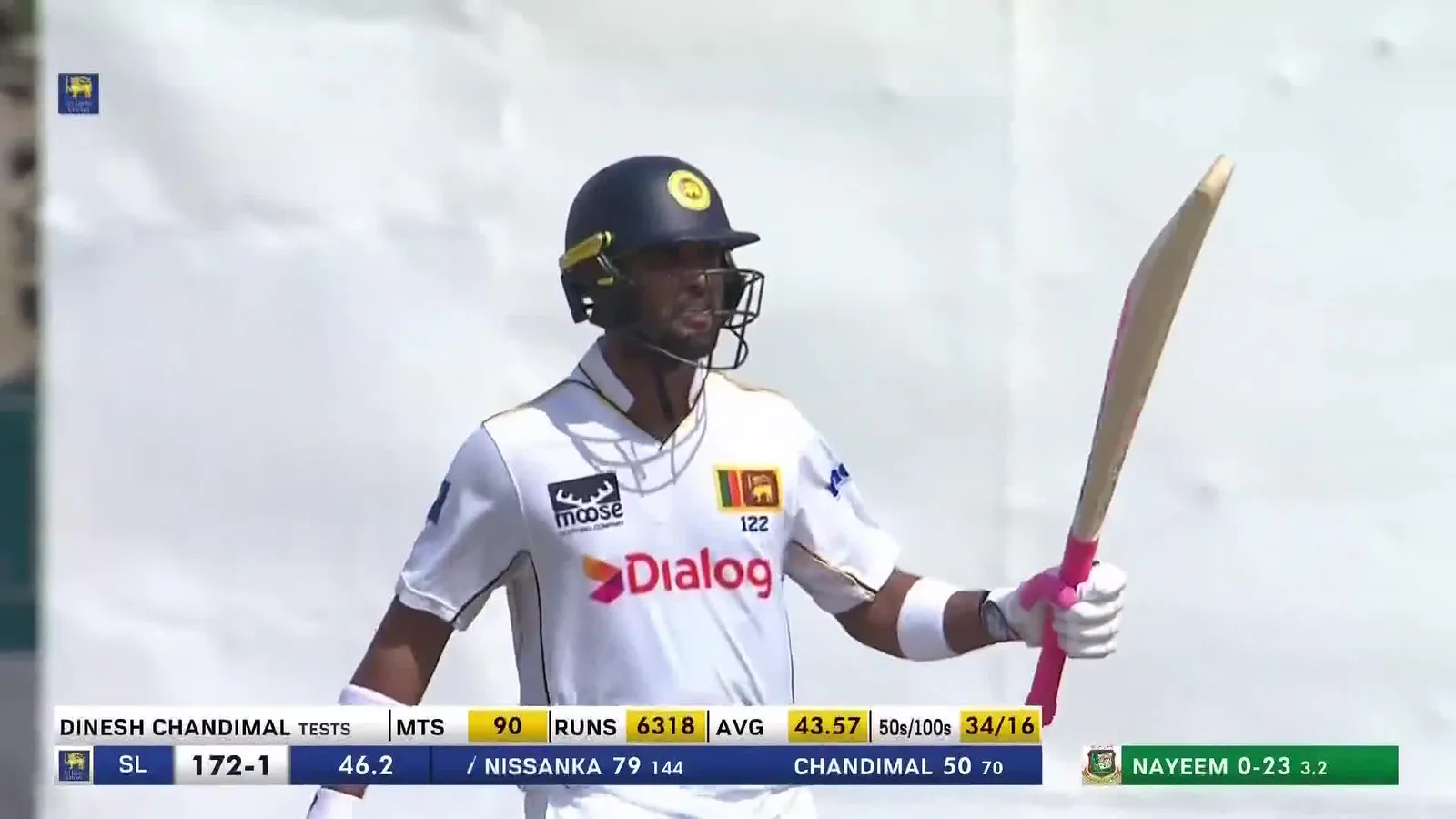 Fifty! Chandimal Brings Up A Well Anchored Half Century | Airtel ...
