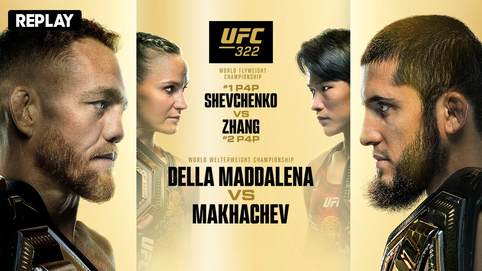 UFC 322 - Della Maddalena vs Makhachev - Replay - 16 Nov 2025 | Airtel ...