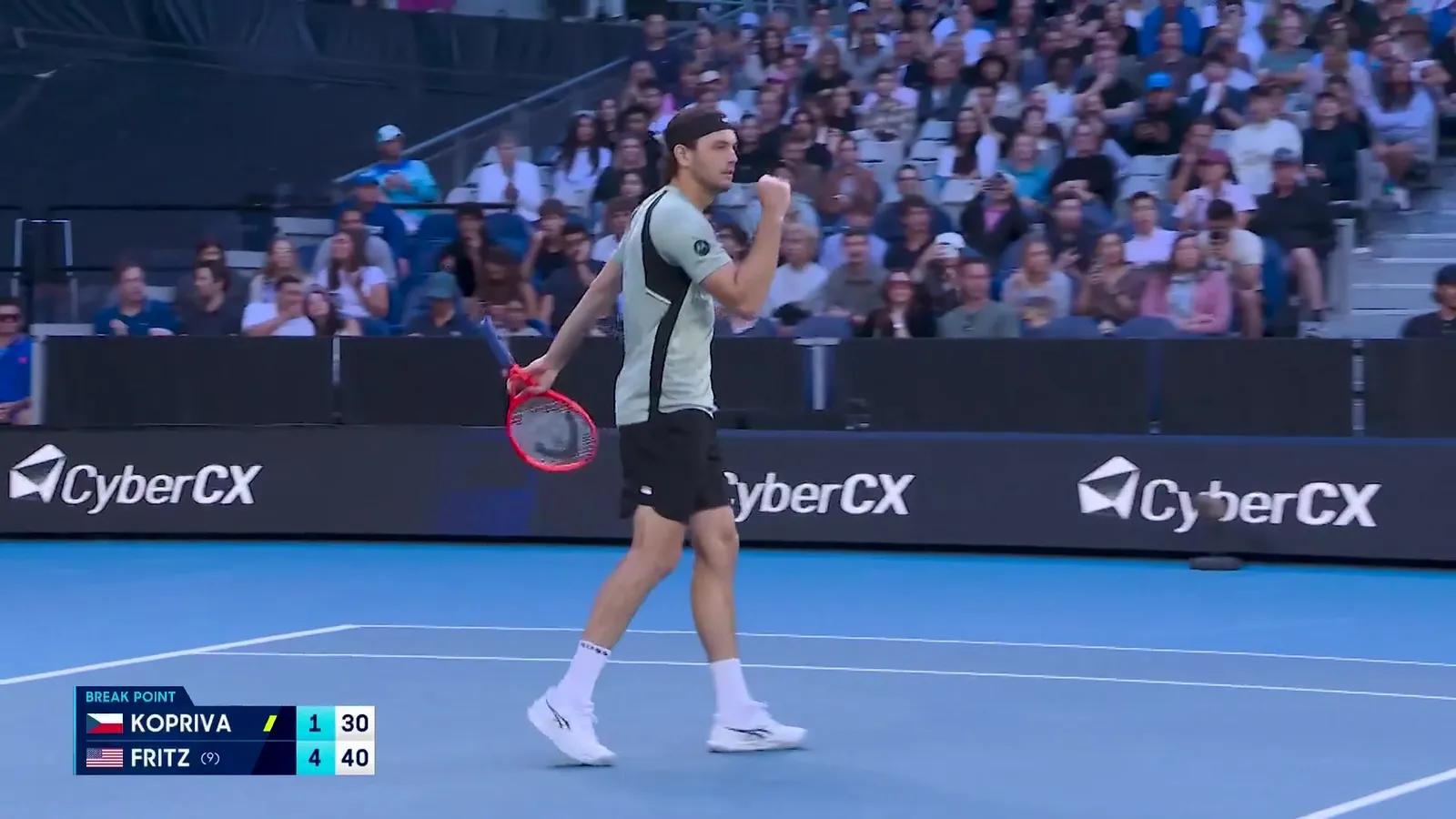 Break Point! Fritz On The Charge, Grabs Another Break
