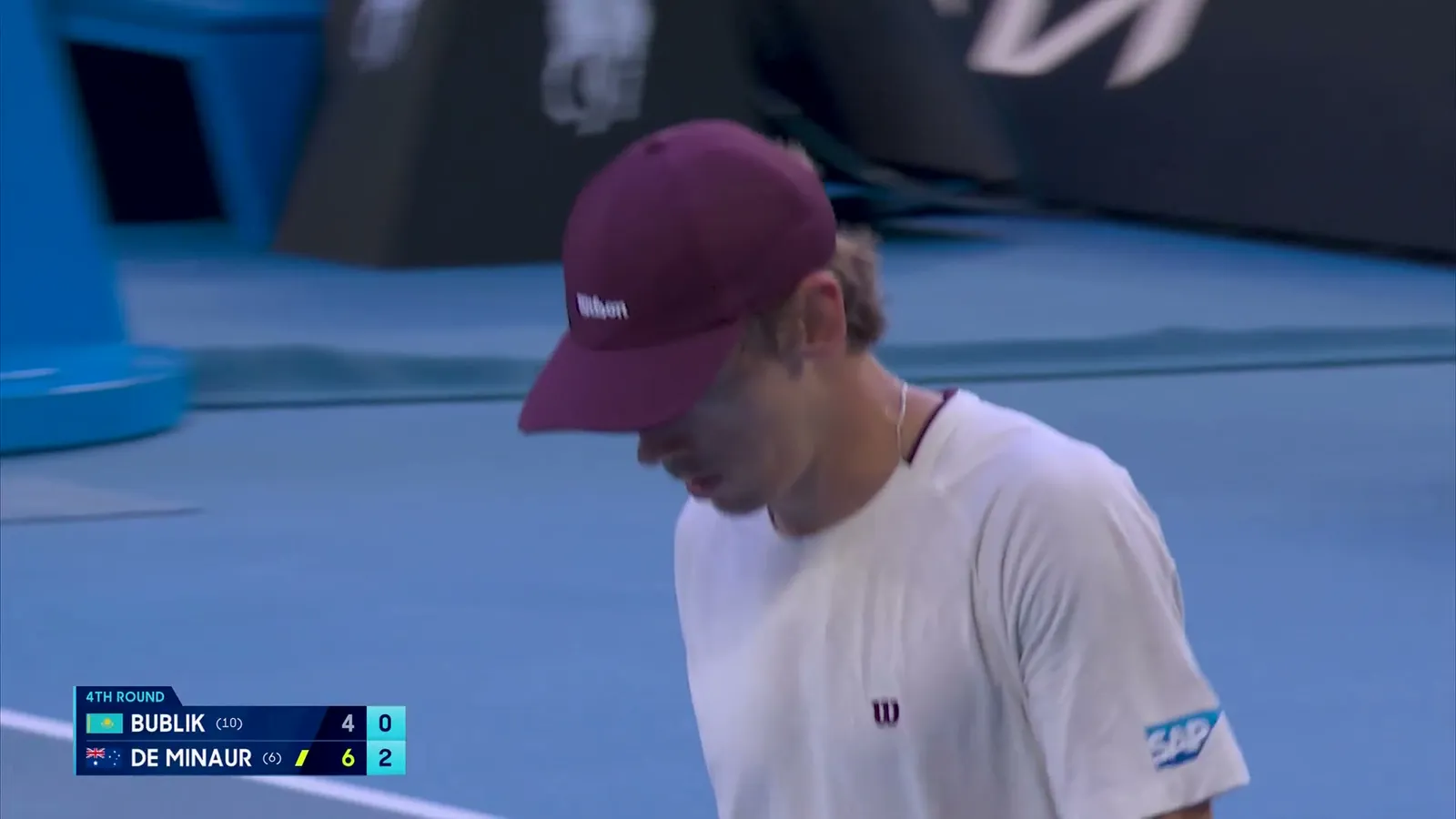 Break Point! De Minaur Breaks Bublik Early In The Second Set | Airtel ...