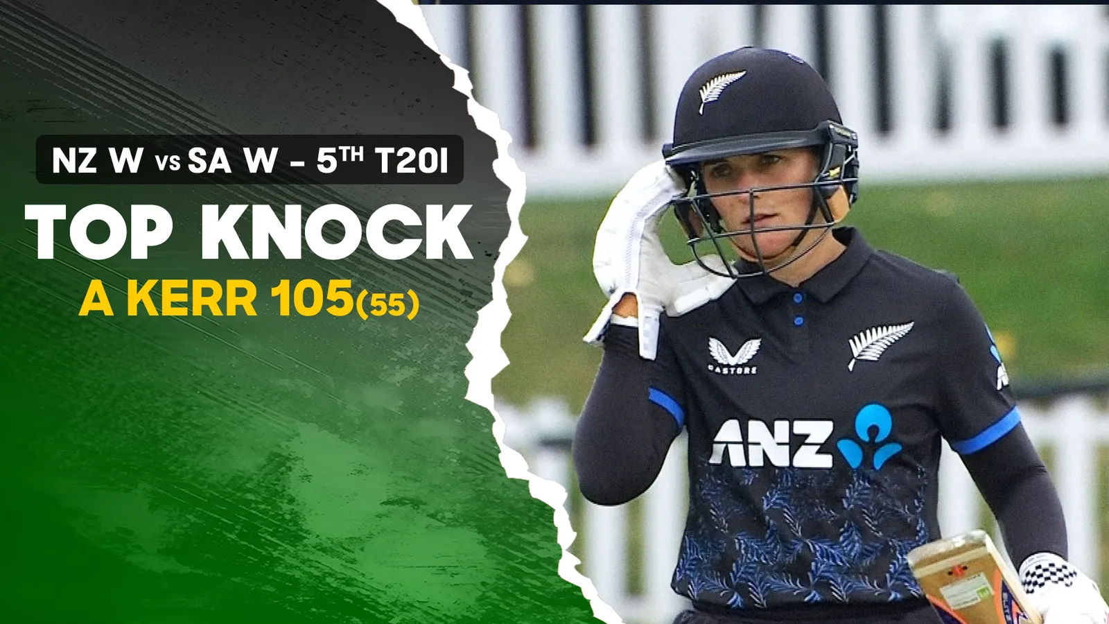 Kerr Claims Her 2nd T20I Ton | Airtel Xstream Play