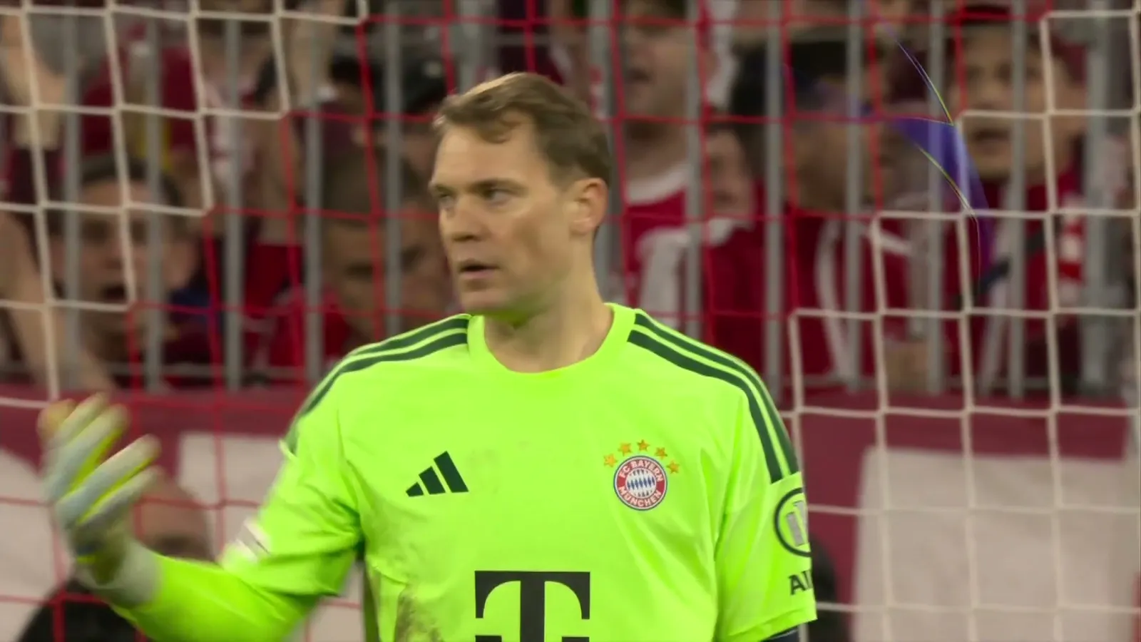 Save! Neuer Denies Barcola With A Sharp Stop
