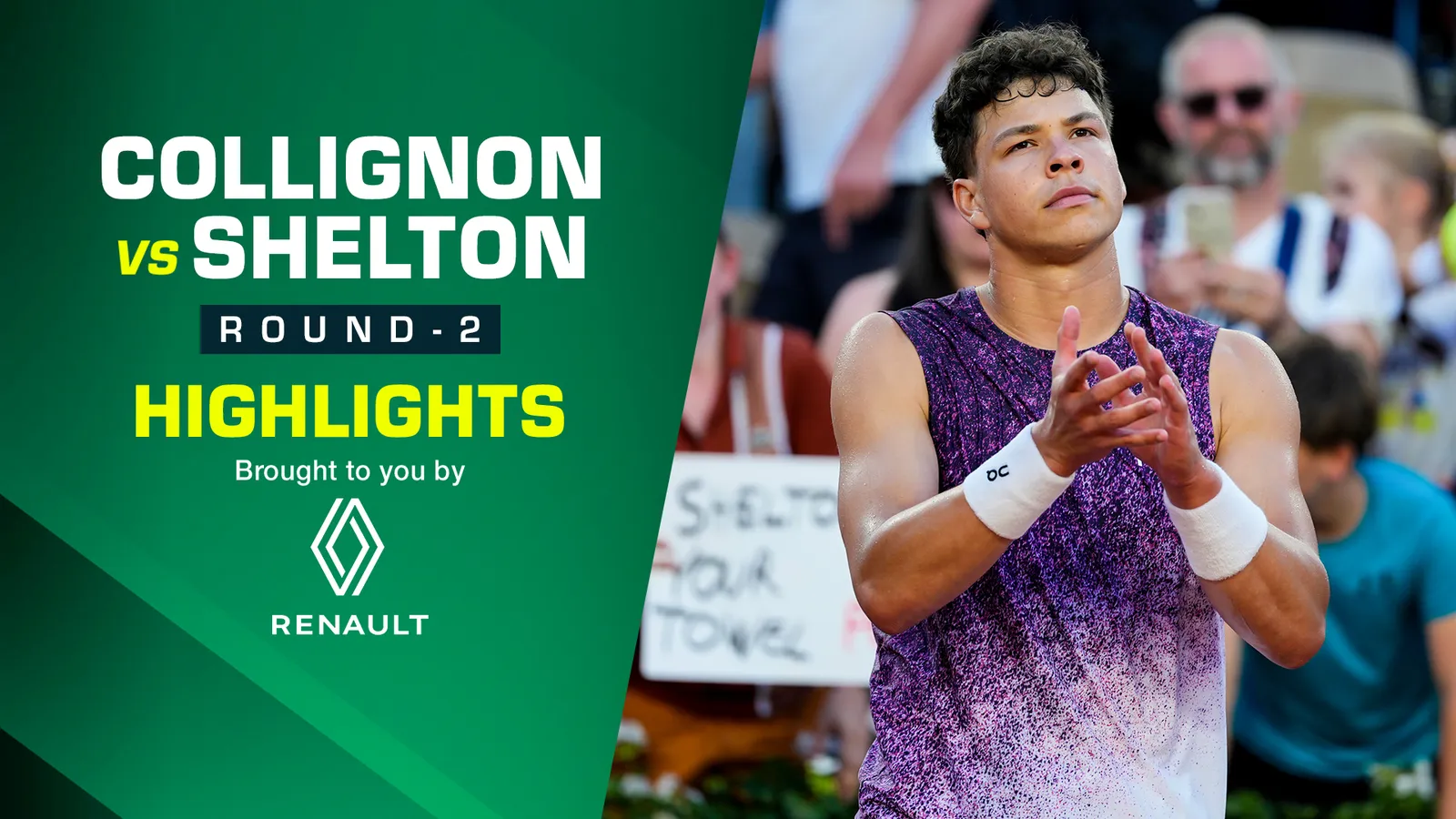 Collignon vs Shelton - Round 2 - Highlights - 27 May 2026 | Airtel ...