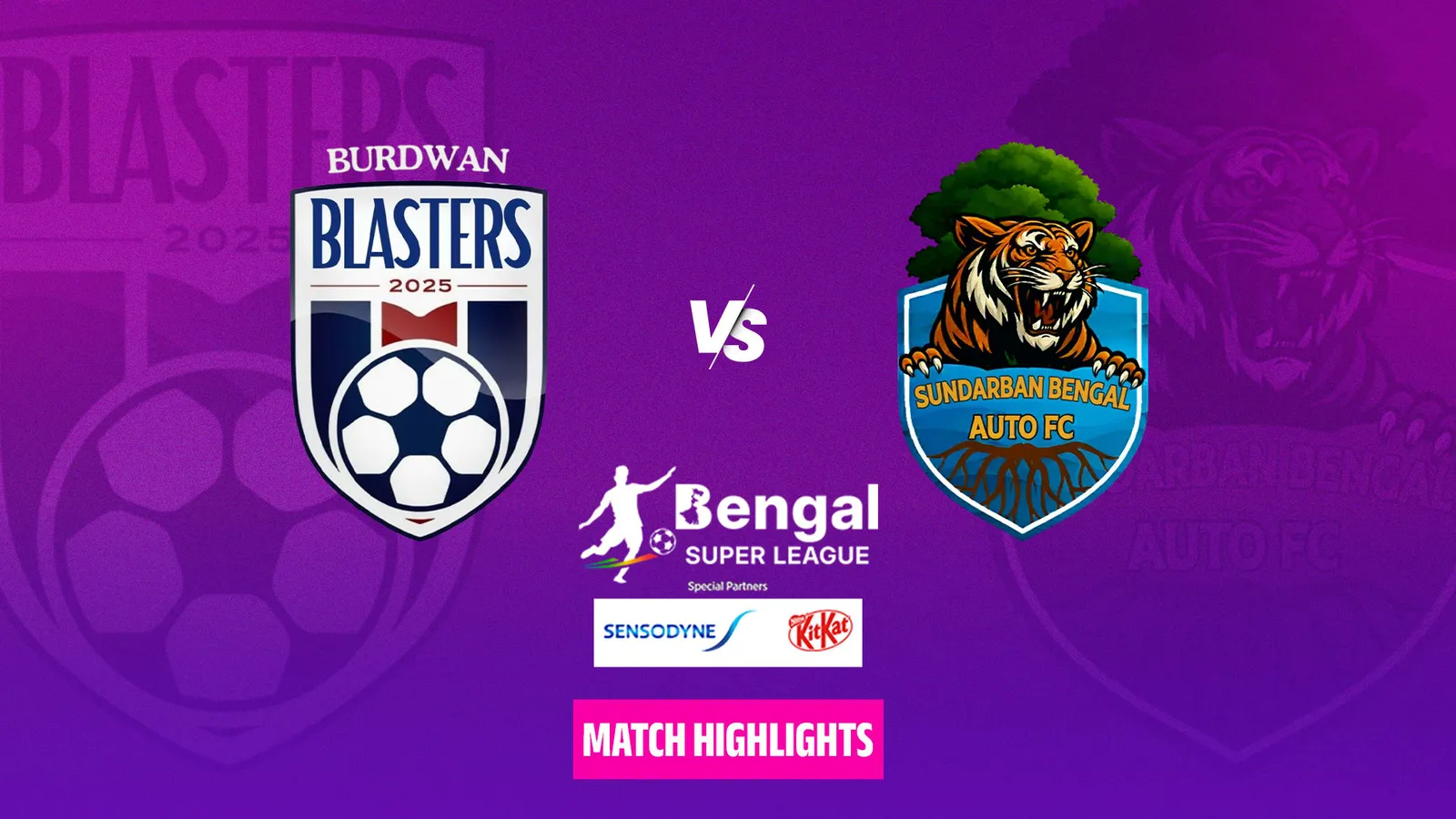 Burdwan Blasters Vs Sundarban Bengal Auto Fc - Highlights