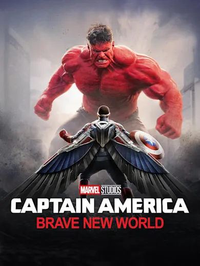 Poster Free Current Movies Captain America: Brave New World 2025